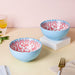 Mandala Ceramic Snack Bowl Blue 400ml Set Of 2 - Bowl,ceramic bowl, snack bowls, curry bowl, popcorn bowls | Bowls for dining table & home decor
