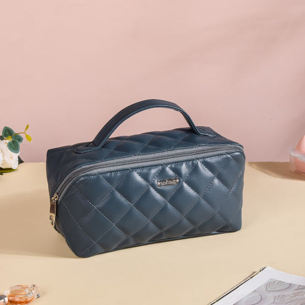 Multipurpose Travel Vanity Bag Blue Grey