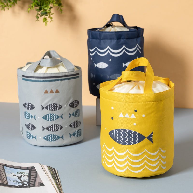 Fish Print Lunch Bag