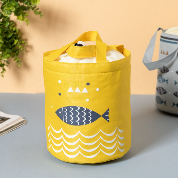 Fish Print Lunch Bag