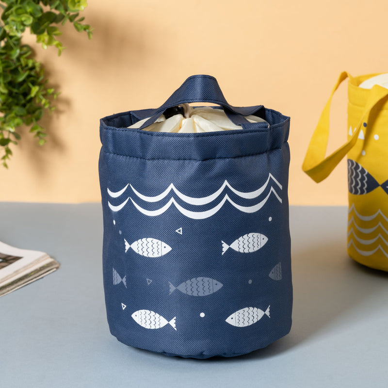 Fish Print Lunch Bag