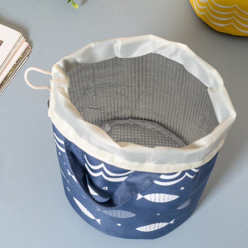 Fish Print Lunch Bag