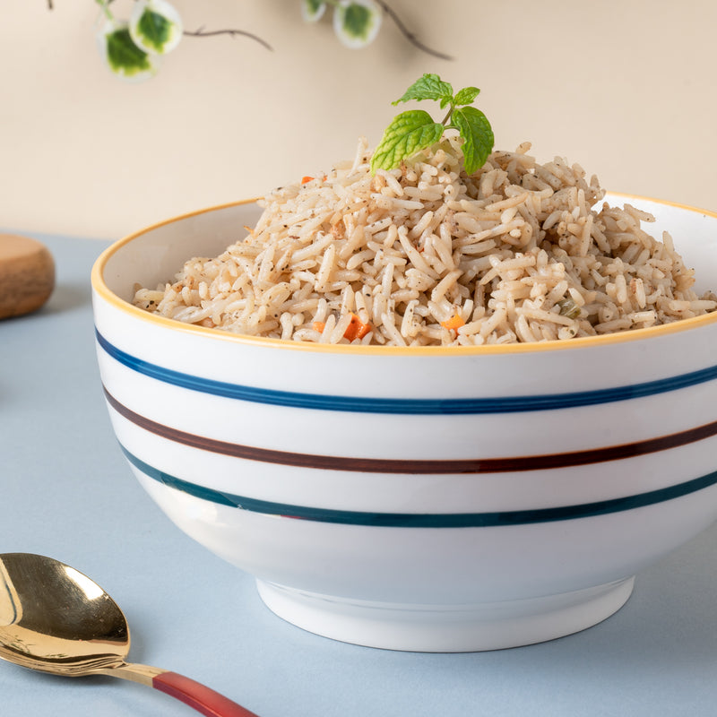 Feliz Serving Bowl - Bowl, ceramic bowl, serving bowls, noodle bowl, salad bowls, curry bowl, bowl for snacks, large serving bowl | Bowls for dining table & home decor