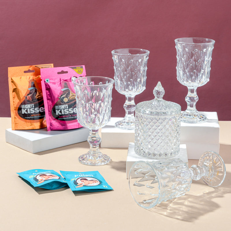 Dazzling Drinkware Gift Hamper Set Of 6