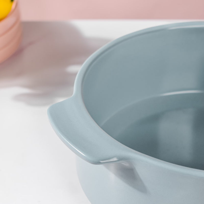 Ceramic Casserole Pots Blue 2 L