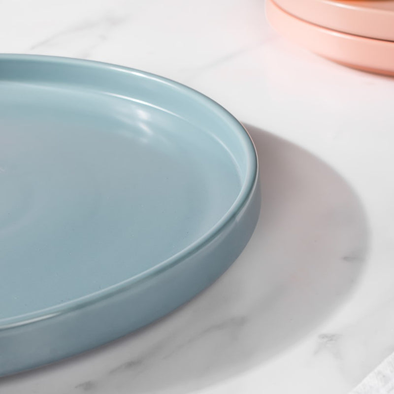 Stoneware Dinner Plate Blue 10 Inch - Serving plate, rice plate, ceramic dinner plates| Plates for dining table & home decor