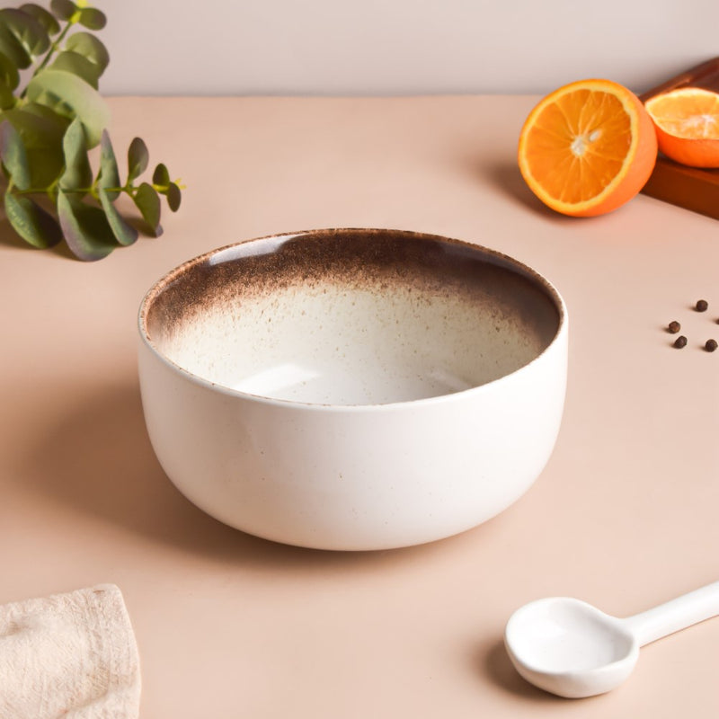 Cavern Clay Serving Bowl 500 ml - Bowl, ceramic bowl, serving bowls, noodle bowl, salad bowls, bowl for snacks, large serving bowl | Bowls for dining table & home decor