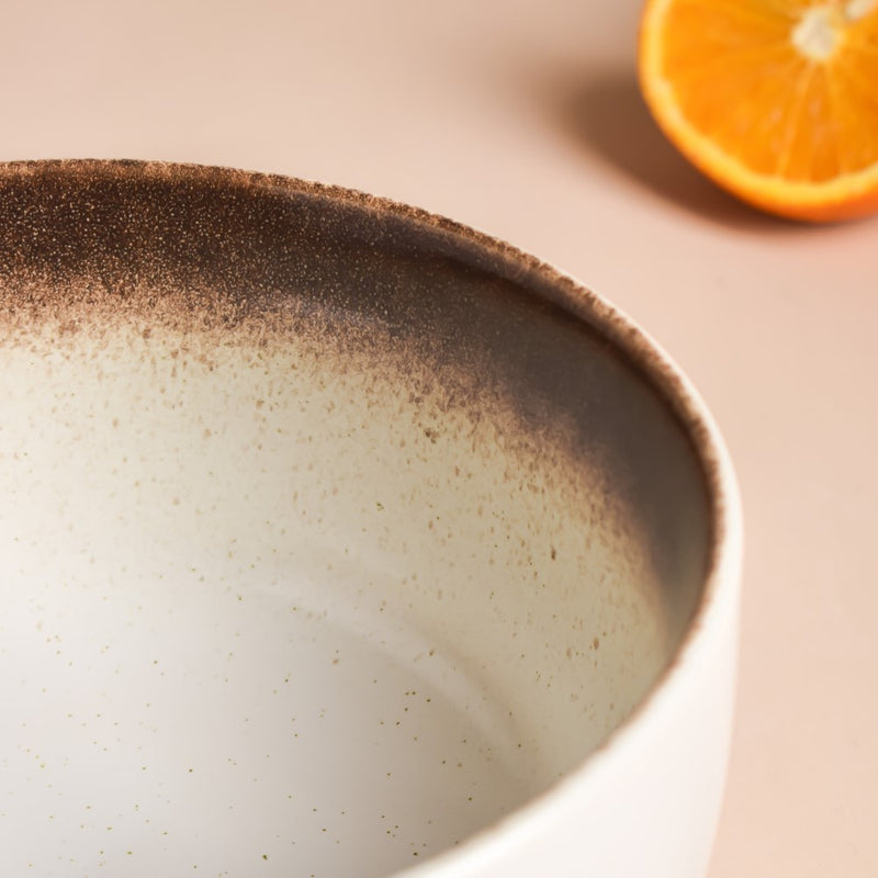 Cavern Clay Serving Bowl 500 ml - Bowl, ceramic bowl, serving bowls, noodle bowl, salad bowls, bowl for snacks, large serving bowl | Bowls for dining table & home decor
