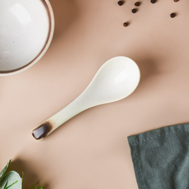 Cavern Clay Ceramic Soup Spoon