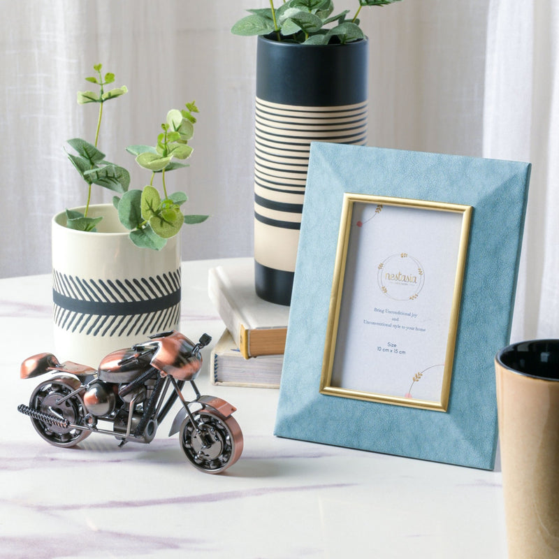 Teal Abstract Photo Frame - Picture frames and photo frames online | Home decor online