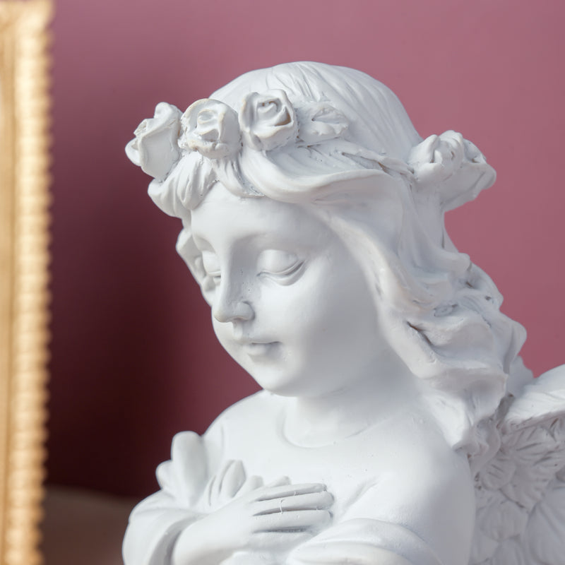 Angel Statue On One Knee - Showpiece | Home decor item | Room decoration item