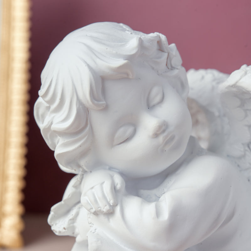 Sleeping Angel Statue Left - Showpiece | Home decor item | Room decoration item