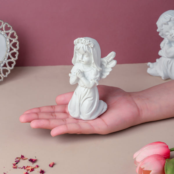 Angel Statue Girl Praying - Showpiece | Home decor item | Room decoration item