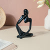 Black Sitting Showpiece Thoughtful - Showpiece | Home decor item | Room decoration item