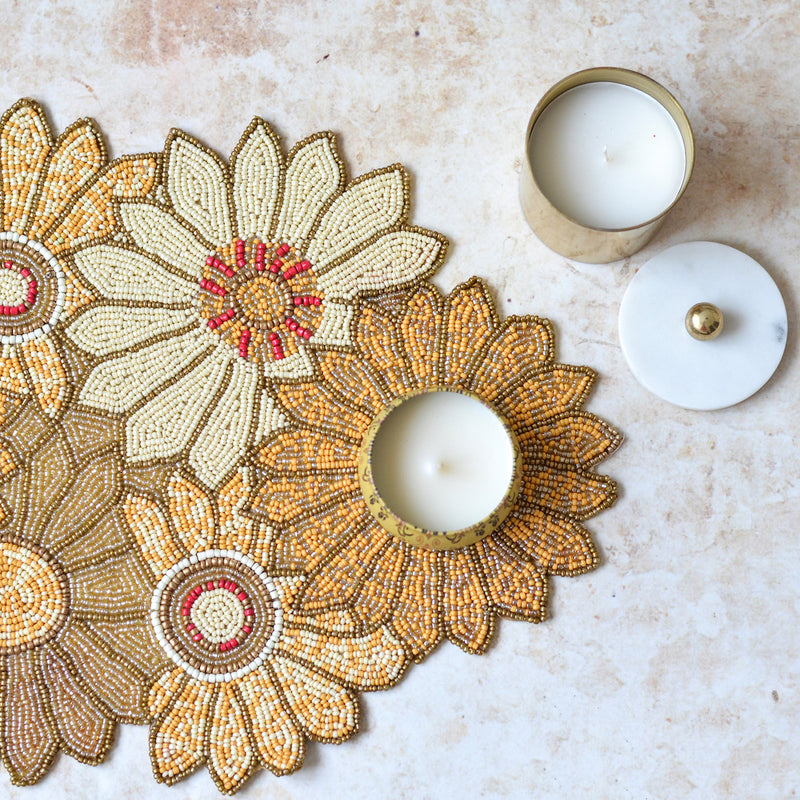 Beads Sunflower Mat