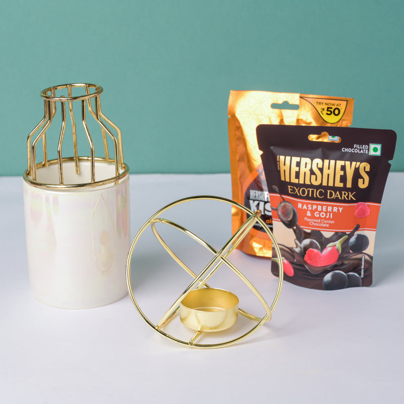 Metallic Magic Diwali Festive Gift Hamper Set Of 5
