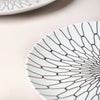 Trellis Printed Snack Plate White 8 Inch - Serving plate, snack plate, dessert plate | Plates for dining & home decor