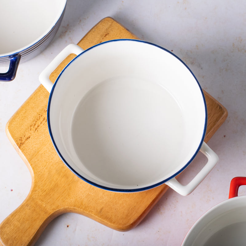 Double Handle Bowl - Bowl, ceramic bowl, serving bowls, noodle bowl, salad bowls, bowl for snacks, large serving bowl, bowl with handle | Bowls for dining table & home decor