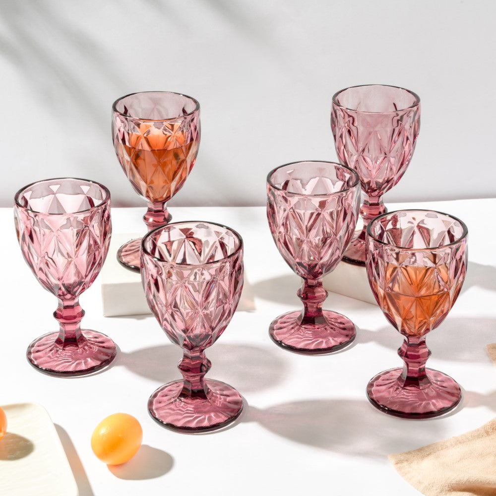 Rose Wine Glass Romantic Cocktail Red Wine Glass 150/400ml Rose