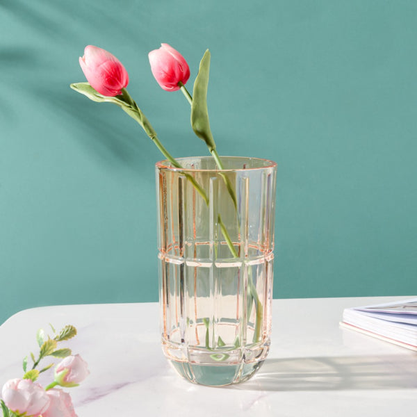 Mini Glass Vase - Flower vase for home decor, office and gifting | Home decoration items