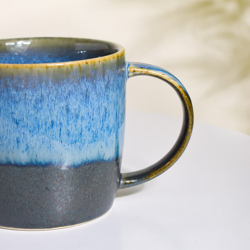Sapphire Ceramic Cup Blue 300 ml- Mug for coffee, tea mug, cappuccino mug | Cups and Mugs for Coffee Table & Home Decor
