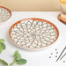 Abloom Ceramic Dinner Plate 10 Inch - Serving plate, rice plate, ceramic dinner plates| Plates for dining table & home decor