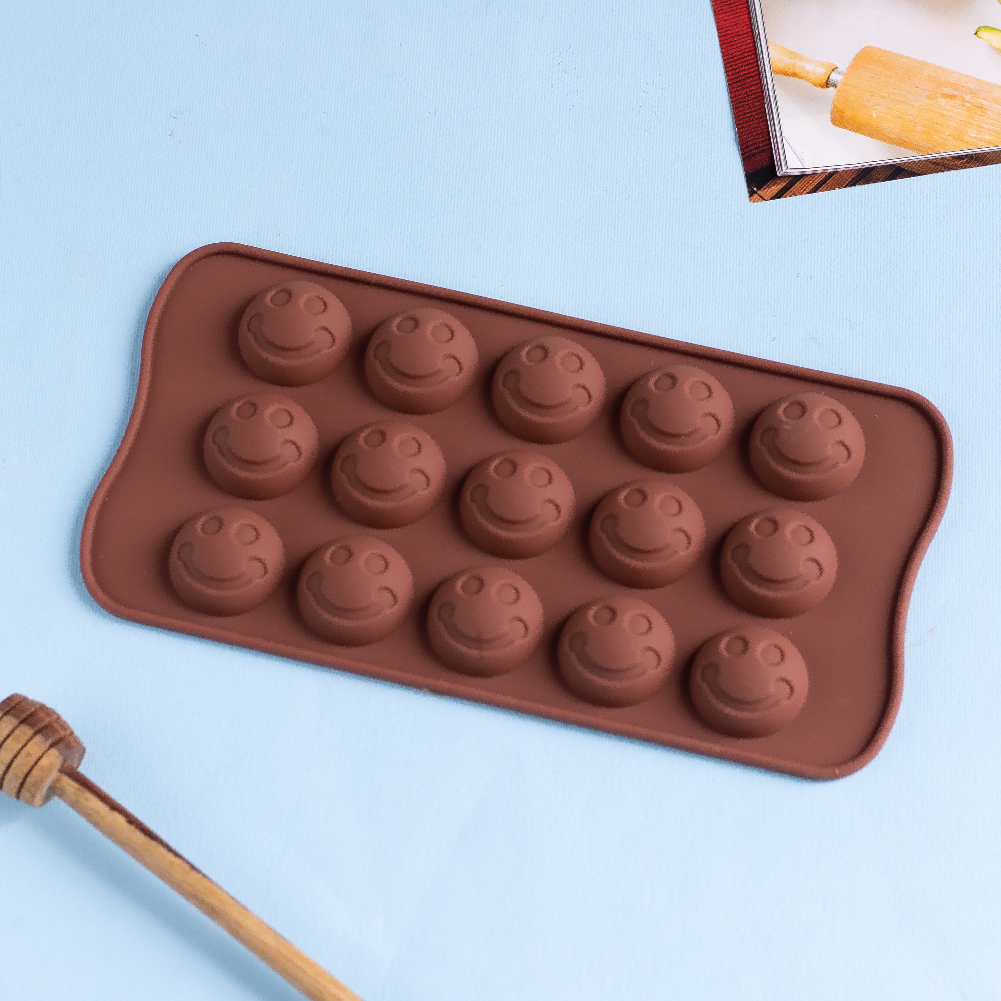 Happy Faces Silicone Chocolate Candy Mold - Country Kitchen