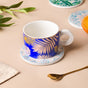 Havanna Ceramic Cup With Coaster 200 ml- Tea cup, coffee cup, cup for tea | Cups and Mugs for Office Table & Home Decoration