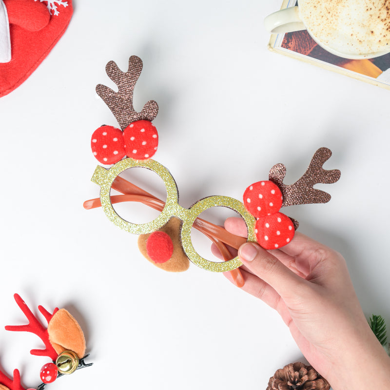 Reindeer Horns Party Glasses For Christmas