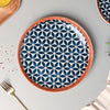 Floret Ceramic Dinner Plate 10 Inch - Serving plate, lunch plate, ceramic dinner plates| Plates for dining table & home decor