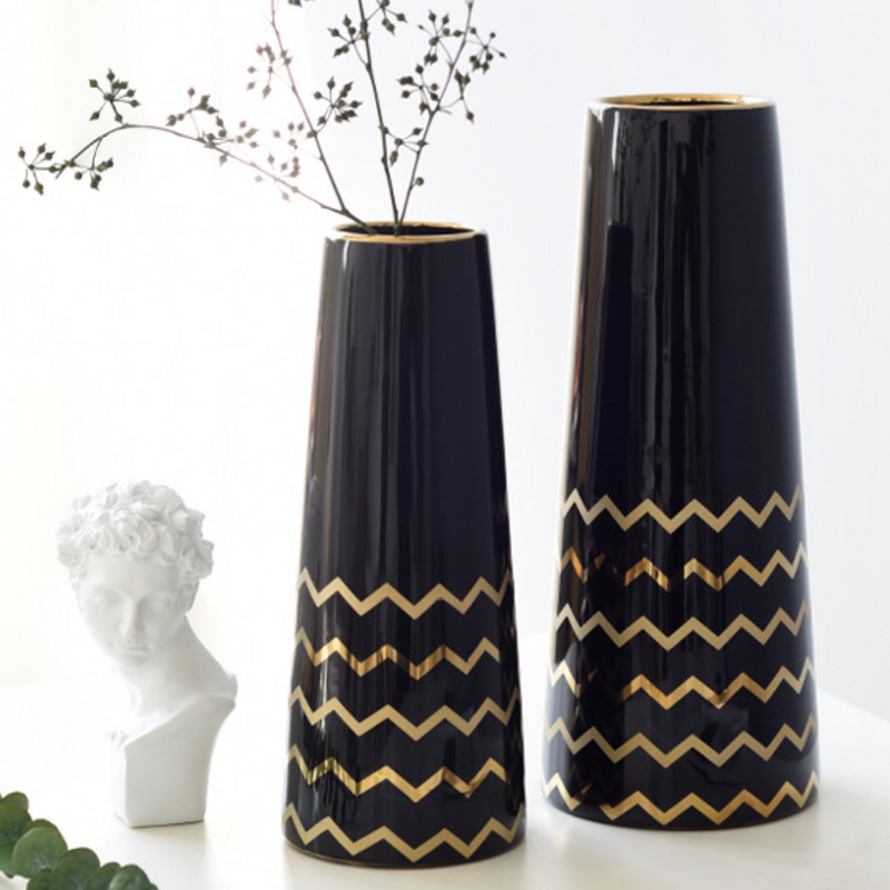 Decorative Vase - Ceramic flower vase for home decor, office and gifting | Room decoration items