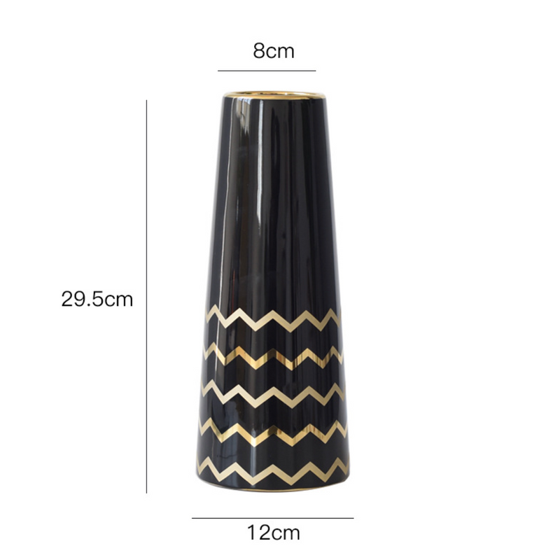 Decorative Vase - Ceramic flower vase for home decor, office and gifting | Room decoration items