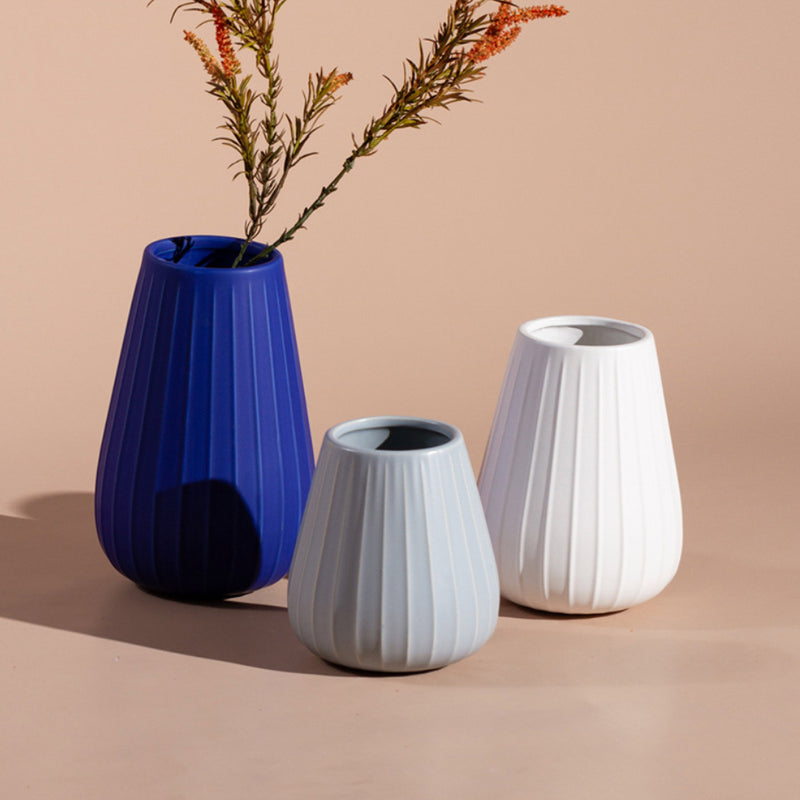 Decor Pot - Ceramic flower vase for home decor, office and gifting | Room decoration items