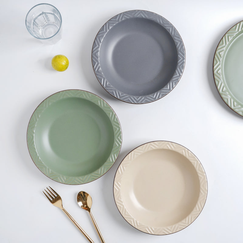 Deep Pasta Plate - Serving plate, pasta plate, lunch plate, deep plate | Plates for dining table & home decor