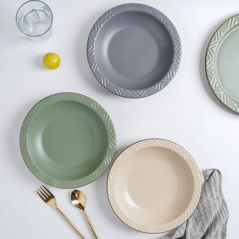 Deep Pasta Plate - Serving plate, pasta plate, lunch plate, deep plate | Plates for dining table & home decor