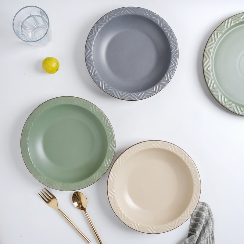 Deep Pasta Plate - Serving plate, pasta plate, lunch plate, deep plate | Plates for dining table & home decor