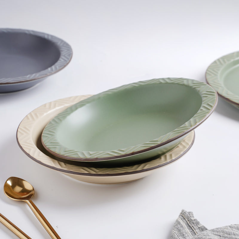 Deep Pasta Plate - Serving plate, pasta plate, lunch plate, deep plate | Plates for dining table & home decor
