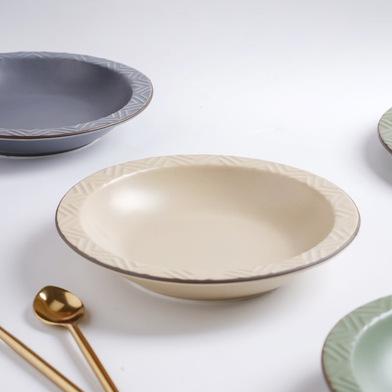Deep Pasta Plate - Serving plate, pasta plate, lunch plate, deep plate | Plates for dining table & home decor