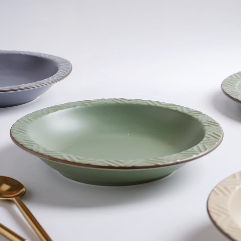 Deep Pasta Plate - Serving plate, pasta plate, lunch plate, deep plate | Plates for dining table & home decor
