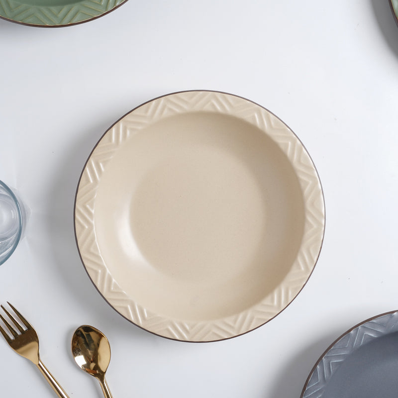 Deep Pasta Plate - Serving plate, pasta plate, lunch plate, deep plate | Plates for dining table & home decor