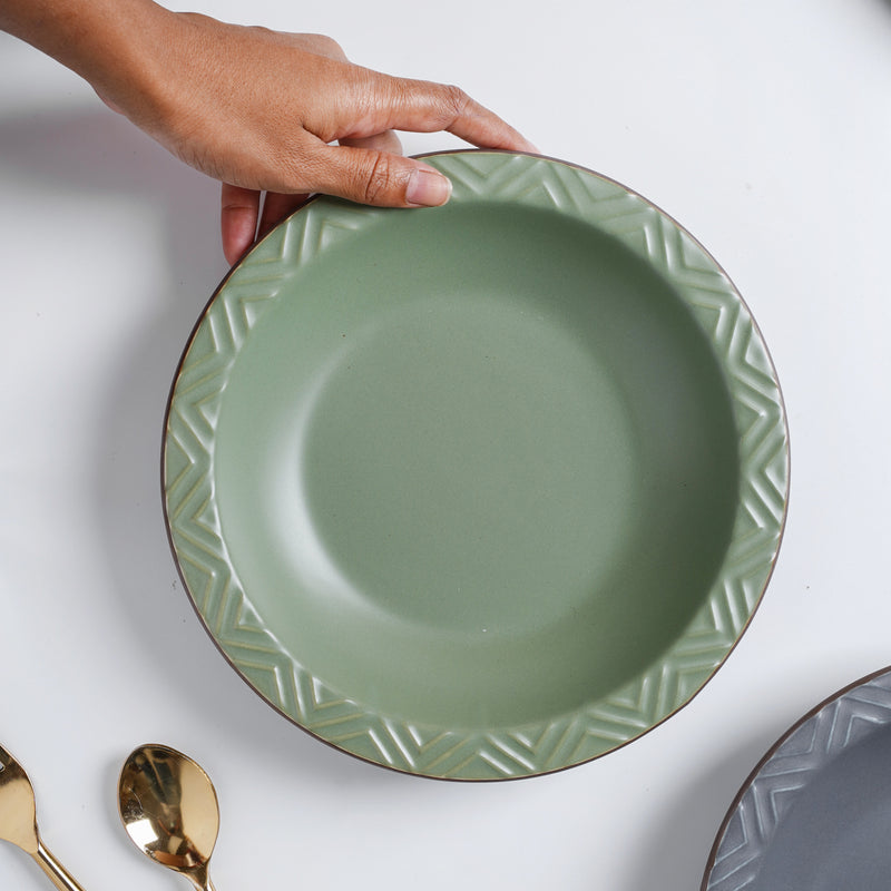 Deep Pasta Plate - Serving plate, pasta plate, lunch plate, deep plate | Plates for dining table & home decor