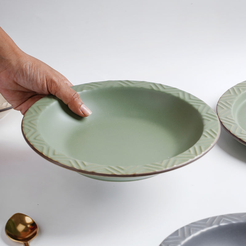 Deep Pasta Plate - Serving plate, pasta plate, lunch plate, deep plate | Plates for dining table & home decor