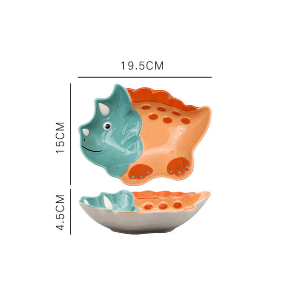 Dinosaur Dishes Fiesta - Serving plate, small plate, snacks plates | Plates for dining table & home decor