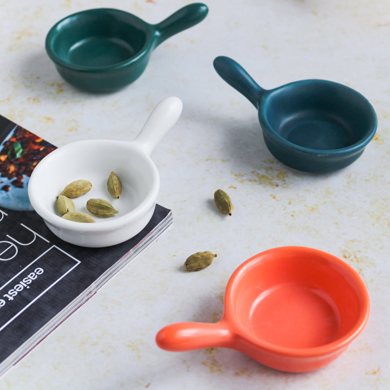 Dip Bowl Set of 9 - Bowl, ceramic bowl, dip bowls, chutney bowl, dip bowls ceramic | Bowls for dining table & home decor 