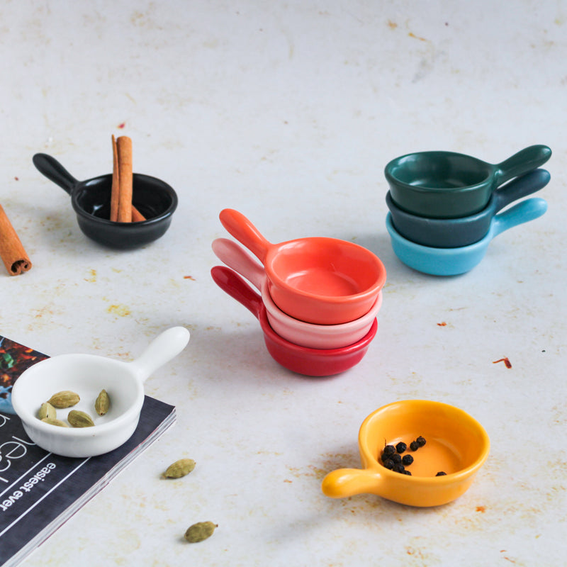 Dip Bowl Set of 9 - Bowl, ceramic bowl, dip bowls, chutney bowl, dip bowls ceramic | Bowls for dining table & home decor 
