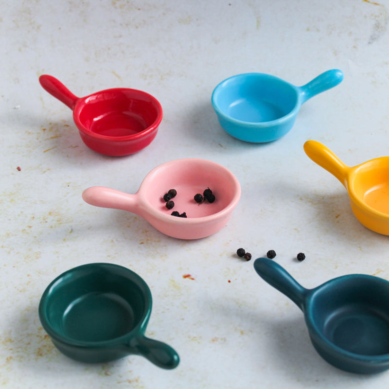 Dip Bowl Set of 9 - Bowl, ceramic bowl, dip bowls, chutney bowl, dip bowls ceramic | Bowls for dining table & home decor 