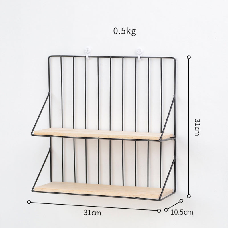 Double Decker Rack - Wall shelf and floating shelf | Shop wall decoration & home decoration items