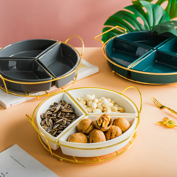 Dry Fruits Bowl - Bowls, serving bowls, snack serving bowls, section bowls, fancy serving bowls, small serving bowls | Bowls for dining table & home decor
