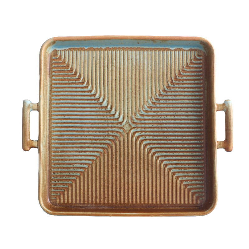 Earthy Tray - Ceramic platter, serving platter, fruit platter | Plates for dining table & home decor