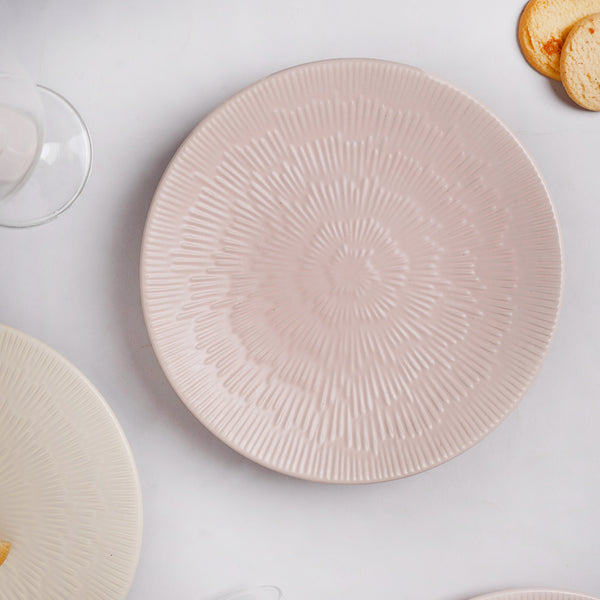 Embossed Plate - Serving plate, snack plate, dessert plate | Plates for dining & home decor